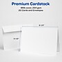 Avery Half-Fold Greeting Cards with Envelopes, 5.5" x 8.5", Matte White, Inkjet, 20/Pack (03265)~#|#~7B1830B1-420A-49DD-A21D06114635941E_sc7