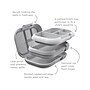bentgo Kids Chill Bento Box, 4-Compartment, Gray (BGOCHL-Y)~#|#~7B1BC7B7-CB58-49E3-877A2495E35811CF_sc7