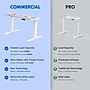 FlexiSpot E7COMMERCIAL 60''W Electric Adjustable Particle Board Standing Desk, White (E7WCOM6030-W)~#|#~7B1FD042-2C0E-4020-8F34DDE938E8DEE7_sc7