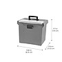 Iris Portable Locking File Box, Letter Size,Elephant Gray, 4/Pack (500412)~#|#~7B226ECF-263E-45A6-BCBCCA699BF99656_sc7