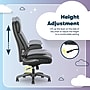 Serta Torrington Ergonomic Polyurethane Big & Tall Chair, 400 lb. Capacity, Black (52399-BLK)~#|#~7B245B72-686C-4892-A34D885DD539FA56_sc7