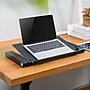 Mount-It! 2 in 1 Vertical 16.5" x 10.6" Adjustable Aluminum Laptop Stands, Black (MI-7210)~#|#~7B26B74B-F0B5-4E95-9A5CC0A0714185B0_sc7