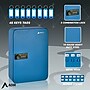 AdirOffice 48-Key Cabinet with Combination Lock and Key Tags, Blue (682-48-BLU-689-PKG)~#|#~7B288D46-B9C7-4745-93FC62E4DAAFB261_sc7