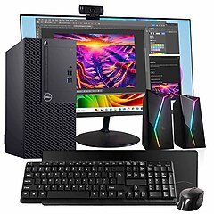 Dell OptiPlex 7070 Micro Refurbished Desktop Computer, Intel Core