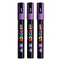 POSCA PC-5M Water Based Paint Marker, Medium Bullet Tip, Violet, 3/Pack (UBCPC5MVIOLET-3)~#|#~7B2DBB8F-184C-43D5-850D5C8141F0831F_sc7