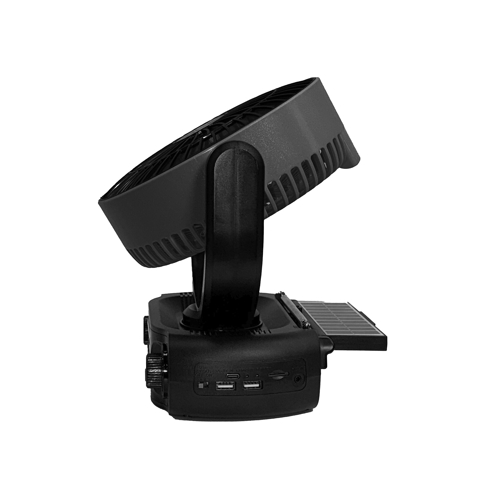 Airbro 5-inch 3-Speed Oscillating Desk Fan, Black (GSDRXF50) Sansujyuku sansujyuku.com