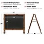 Excello Global Products 18x24 Chalkboard Coroplast Combo A-Frame, Brown (EGP-HD-0534-BN)~#|#~7B39A2E7-7FB2-4F6E-9C19C2615A42B369_sc7