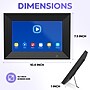 iFab 55P 10.1" Digital Signage Picture Frame for Retail Display, USB and SD Playback, Remote Control, Black (IPF55PBK)~#|#~7B3B9962-0021-4C5A-B7C611244A5ABF12_sc7