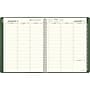 2026 AT-A-GLANCE Recycled 8.25" x 11" Weekly & Monthly Appointment Book Planner, Faux Leather Cover, Green (70-950G-60-26)~#|#~7B3BD1E6-A7FE-4B63-ADC5E96CB3A47564_sc7