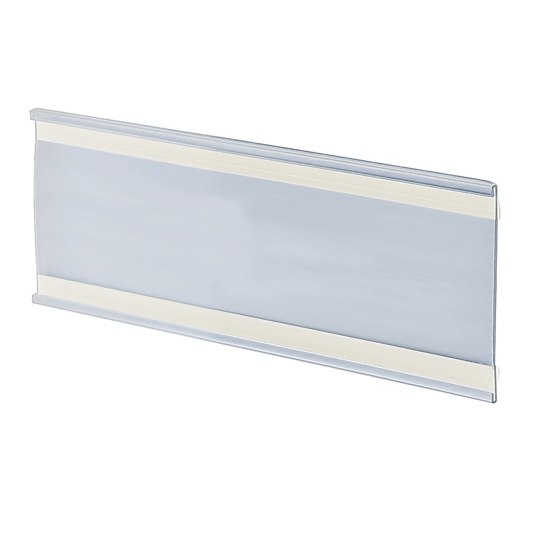 Azar Nameplate Holder, 5" x 11", Horizontal, Desktop/Wall, Clear Acrylic, 10/Pack (199618) image 1