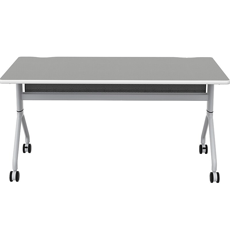 Safco Rumba Training Room Table, 30" x 60", Fashion Gray (RBA6030FLSLFNGY) image 1