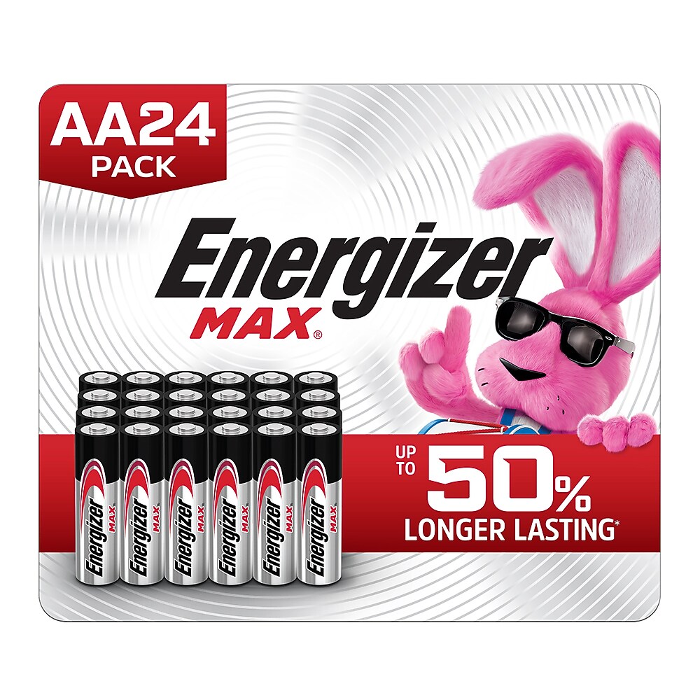 Energizer MAX® batteries, 24/pk