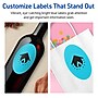 Avery Printable Oval Multipurpose Labels, 4" x 6", Bright Blue, 80/Pack (94057)~#|#~7B435C29-E5B6-4B17-AAE2A236D02CE611_sc7