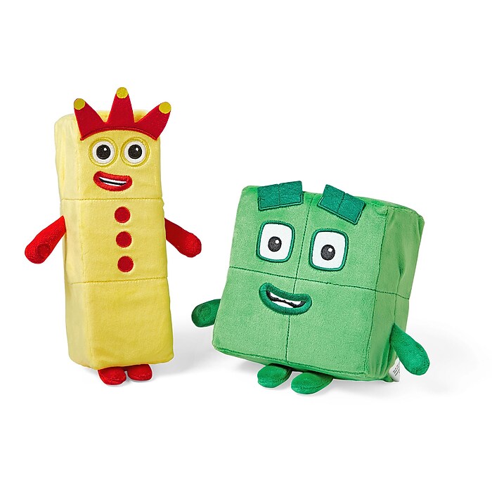 hand2mind Numberblocks Three and Four Playful Pals, Yellow/Green