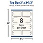 Avery 2" x 3-1/2"  Blank Price & Merchandise Tags, Ivory, 80/Carton (95321-MIT10)~#|#~7B4BEA07-D97E-4CFB-9D38959BA60CD663_sc7