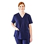 Medline Lex AVE Women's 3-Pockets V-Neck Scrub Top, Navy, X-Large (4802NVYXL)~#|#~7B4EB04A-BFE2-463A-A9F4E2FB4823E904_sc7