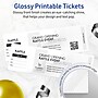Avery Integrated Cards, 2-3/4" x 8-1/2", Glossy White, 100/Pack (95332)~#|#~7B4F4854-3FDF-4A64-9761A4E73E0D7E6E_sc7