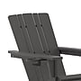 Flash Furniture Halifax Adirondack Chair with Cup Holder and Pull Out Ottoman, Gray (LEHMP1045110GY)~#|#~7B501667-F23E-4762-BB2CE351B2DC4594_sc7