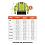 GloWear 8369BK High Visibility Long Sleeve Black Bottom T-Shirt, ANSI Type R Class 3, Lime, 4XL (22208)~#|#~7B506443-77E8-4737-8483D5ED94E830D2_sc7