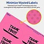 Avery Laser/Inkjet Oval Multipurpose Labels, 2" x 3-1/3", Bright Pink, 80/Pack (94056)~#|#~7B50E254-653E-4F6D-B53843D15AA92902_sc7