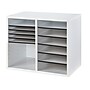 AdirOffice 500 Series 12-Compartment Literature Organizer, 20" x 11.8", White (500-12-WHI)~#|#~7B5161FE-5FAD-43EB-B8D1858F51617A19_sc7