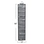 Household Essentials Closet Shoe File with 20 Pockets, Gray (7508-1)~#|#~7B5266CE-6942-435F-AA57F68DA1C28D97_sc7
