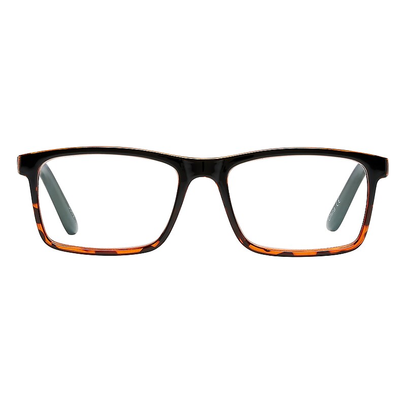 SAV Optitek +1.75 Reading Glasses, Demi Black (EAR7265-175-960) image 1