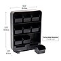 Mind Reader 11-Compartment Plastic Tea Bag Organizer, Black (TBORG-BLK)~#|#~7B597235-EB5E-470A-91B6095972E00BED_sc7