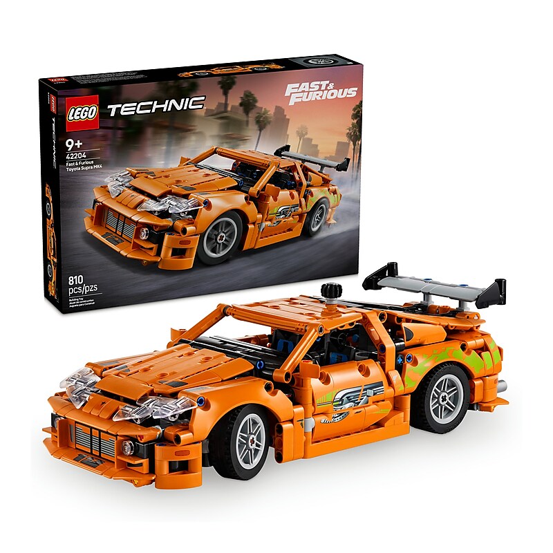 LEGO Technic Fast and Furious Toyota Supra MK4, 810 Pieces (42204) image 1