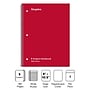 Staples® 5-Subject Subject Notebooks, 8" x 10.5", Wide Ruled, 200 Sheets, Assorted Colors (52694M)~#|#~7B62B44A-49F7-4C8C-85F7150F5B779F06_sc7