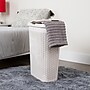 Mind Reader 10.5 Gallon Hamper with Lid, Plastic, Ivory, 3/Pack (3PKHAMP40-IVO)~#|#~7B6A1D4B-79A7-47B8-BADABEF70614692C_sc7