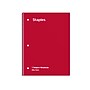 Staples 1-Subject Notebooks, 8" x 10.5", Wide Ruled, 70 Sheets, Assorted Colors, 72/Pack (TR11667CT)~#|#~7B795326-593F-401A-B64109EECFB977FA_sc7