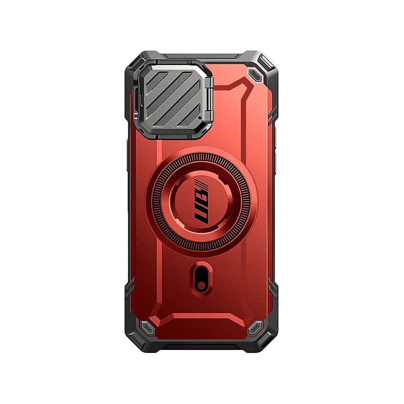 SUPCASE Unicorn Beetle MAG XT Rugged Case for iPhone 15 Pro, Shock-Absorbing, Metallic Red image 1