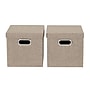 Household Essentials Storage Bins with Lids and Chromed Grommet Handles, (HH802-1)~#|#~7B7D421F-0691-4B48-B8D0BA0A9A450167_sc7