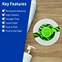 Avery Decorative Edge Multipurpose Labels, 2-3/8" x 8", Neon Green, 120/Pack (94117)~#|#~7B80513A-6EDC-4BA8-A8BFDC74A59D9ADB_sc7
