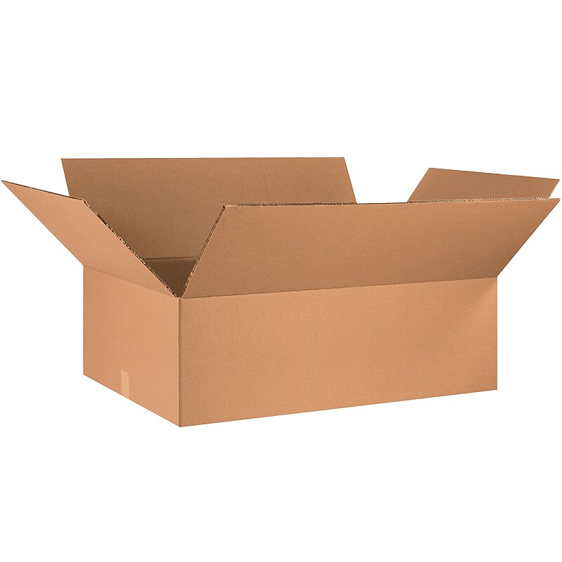 36" x 12" x 24" Heavy Duty Shipping Boxes, 48 ECT, Double Wall, 5/Bundle (HD362412DW) image 1
