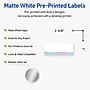 Avery Laser/Inkjet Rectangle Multipurpose Labels, 1" x 2-5/8", White, 160/Pack (S00-F3P)~#|#~7B81DDA1-6BAB-4610-9B5F0B8B8F956CAF_sc7