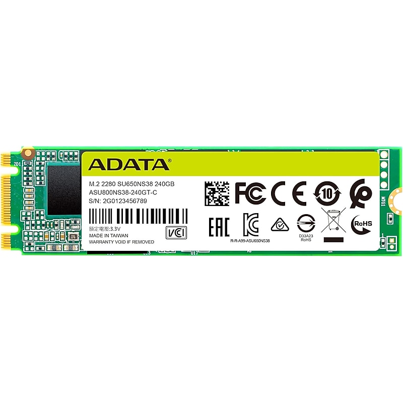 A-data Ultimate SU650 240GB M.2 SATA Solid State Drive, 3D NAND (ASU650NS38-240GT-C) image 1