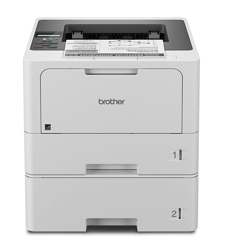 Brother HL-L5210DWT Monochrome Laser Printer with Dual Trays, Wireless image 1