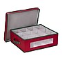 Household Essentials Holiday China Cup Windowed Panel Storage Box, Red/Green (HH538RED)~#|#~7B8B773A-6C0A-4A92-B6A5CB6C9A869B38_sc7