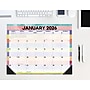 2025-2026 Willow Creek Watercolor Stripe 22" x 17" Academic Monthly Desk Pad Calendar (55007)~#|#~7B8CAEE4-8FA7-47F9-B525DCB7746D186A_sc7