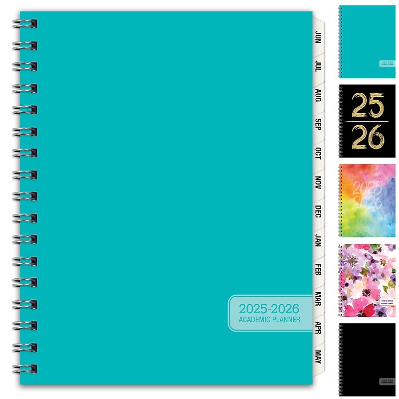 2025-2026 Global Printed Products Pick Your Own 8.5" x 11" Academic Weekly & Monthly Planner, Plastic Cover image 1