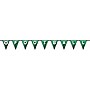 Beistle Soccer/Football Double-Sided Pennant Streamer, 7.5" x 8', Green, 3/Pack (53425)~#|#~7B8FFD05-5D9E-4A3C-84B5D509381DD5B3_sc7