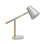 Creekwood Home Nordic LED Desk Lamp, 15.5", Matte Gray/Wood (CWD-1020-GY)~#|#~7B92B922-1B7D-4069-B158ECECD37412E4_sc7