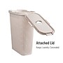 Mind Reader 10.57-Gallon Laundry Hamper with Lid, Plastic, Ivory (40HAMP-IVO)~#|#~7B94185E-CB93-4E78-AF919DB78A694AFD_sc7