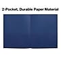 Staples 10% Recycled Smooth 2-Pocket Paper Presentation Folder, Dark Blue, 10/Pack (ST13377)~#|#~7B98B130-266C-40B7-BB3040E9CEA29D69_sc7