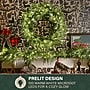 Fraser Hill Farm 36” Real Feel Pre-Lit Artificial Wreath (FFRF036W-5MGR)~#|#~7B9B5932-9135-4C4B-A6131A9105818EC0_sc7