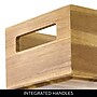 iDESIGN Small Stackable Wood Storage Bin, Clear, 2/Pack (28213M2)~#|#~7BA14B83-4155-40E0-A31D919B8684F360_sc7