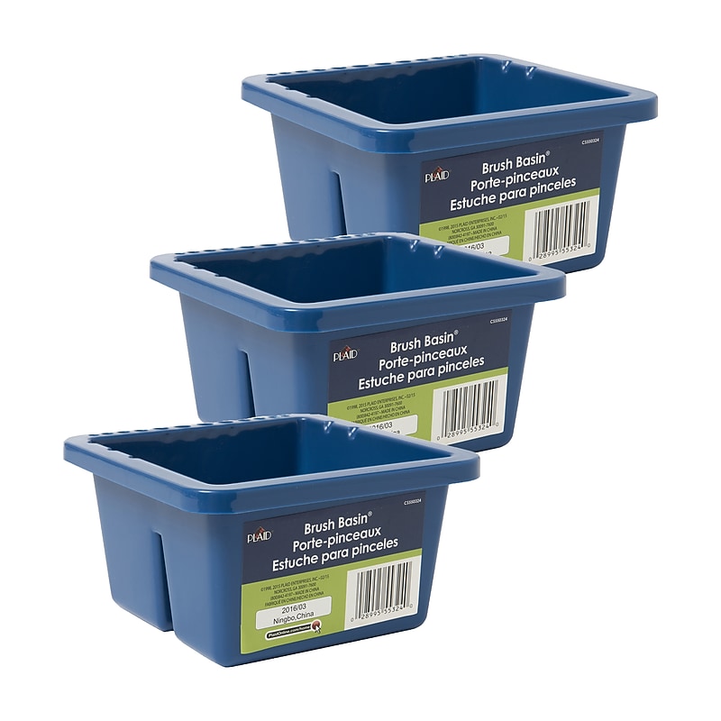 Plaid Brush Basin, 3/Pack (PDECS550324-3) image 1