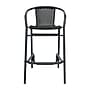 Flash Furniture Lila Indoor-Outdoor PE Rattan Restaurant Barstool, Black, 4/Pack (4SDA632032RBK)~#|#~7BA360FE-A6A0-45FB-B55F829C39702BF7_sc7